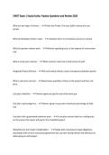CMGT Exam 1 Study Guide&comma; Practice Questions and Review 2026
