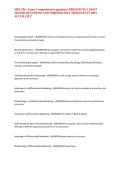 MBA 706 - Exam 3 comprehensive questions &vert; FREQUENTLY MOST TESTED QUESTIONS AND VERIFIED SOLUTIONS&sol;GET IT 100&percnt; ACCURATE&excl;&excl;&NewLine;