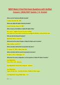 IMDP Week 3 Final Test Exam Questions with Verified &NewLine;Answers &vert;2026&sol;2027 Update &vert; A&plus; Graded 