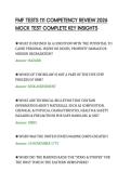 FMF TESTS 111 COMPETENCY REVIEW 2026&NewLine;MOCK TEST COMPLETE KEY INSIGHTS