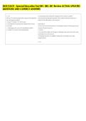 2025 GACE - Special Education Test 081&comma; 082&comma; 581 Review ACTUAL UPDATED &NewLine;QUESTIONS AND CORRECT ANSWERS 