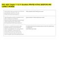 FHCE 4220 Chapter 11&sol;12&sol;13 Questions UPDATED ACTUAL QUESTIONS AND &NewLine;CORRECT ANSWERS 