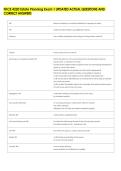 FHCE 4220 Estate Planning Exam 1 UPDATED ACTUAL QUESTIONS AND &NewLine;CORRECT ANSWERS 