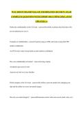 WGU D430 FUNDAMENTALS OF INFORMATION SECURITY EXAM &vert;COMPLETE QUESTIONS WITH EXPERT SOLUTIONS&vert; 2026 LATEST UPDATED&vert; A&plus;