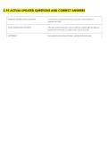S-95 ACTUAL UPDATED QUESTIONS AND CORRECT ANSWERS 