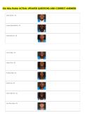 Ole Miss Roster ACTUAL UPDATED QUESTIONS AND CORRECT ANSWERS