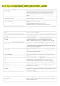 EG 101 Exam 1 ACTUAL UPDATED QUESTIONS AND CORRECT ANSWERS 