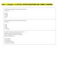 Exam 1 &lpar;Chapters 1-9&rpar; ACTUAL UPDATED QUESTIONS AND CORRECT ANSWERS 