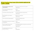 EDF 6221 Final Exam Study Guide ACTUAL UPDATED QUESTIONS AND &NewLine;CORRECT ANSWERS 