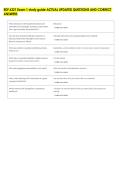 EDF 6221 Exam 1 study guide ACTUAL UPDATED QUESTIONS AND CORRECT &NewLine;ANSWERS 