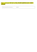Exam 1 and exam 2 EDF 6221 ACTUAL UPDATED QUESTIONS AND CORRECT &NewLine;ANSWERS