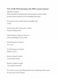 NYC FLSD TEST Questions with 100&percnt; Correct Answers
