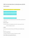 FDNY Fire Life & Safety Director Test Bank Questions with 100&percnt;&NewLine;Correct Answers &vert;