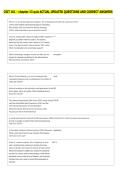 CSIT 161 - chapter 13 quiz ACTUAL UPDATED QUESTIONS AND CORRECT ANSWERS 