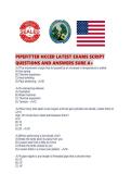 PIPEFITTER NCCER LATEST EXAMS SCRIPT QUESTIONS AND ANSWERS SURE A&period;pdf