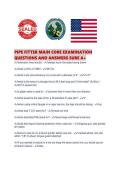 PIPE FITTER MAIN CORE EXAMINATION QUESTIONS AND ANSWERS SURE A&period;pdf