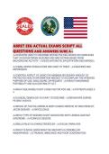 ABRET EEG ACTUAL EXAMS SCRIPT ALL QUESTIONS AND ANSWERS SURE A&period;pdf