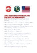 ABRET EEG LATEST COMPREHENSIVE TEST QUESTIONS AND ANSWERS SURE A&period;pdf