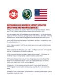 MISSOURI CLASS E LICENSE LATEST UPDATED QUESTIONS AND ANSWERS SURE A&period;pdf