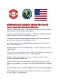 MISSOURI CLASS E LICENSE EXAMS TEST PAPER QUESTIONS AND ANSWERS SURE A&period;pdf