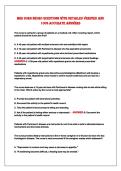MED SURG NEURO QUESTIONS WITH DETAILED VERIFIED AND&NewLine;100&percnt; ACCURATE ANSWERS 