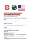 CIPM UPDATED COMPREHENSIVE EXAM QUESTIONS AND ANSWERS SURE A&period;pdf