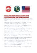 BASIC LIFE SUPPORT BLS EVALUATION EXAM ACTUAL QUESTIONS AND ANSWERS SURE A&period;pdf