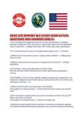 BASIC LIFE SUPPORT BLS LATEST EXAM ACTUAL QUESTIONS AND ANSWERS SURE A&period;pdf