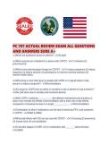 PC 707 ACTUAL REVIEW EXAM ALL QUESTIONS AND ANSWERS SURE A&period;pdf