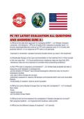 PC 707 LATEST EVALUATION ALL QUESTIONS AND ANSWERS SURE A&period;pdf