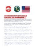 WORKDAY PRO ACTUAL FINAL EXAM QUESTIONS AND ANSWERS SURE A&period;pdf