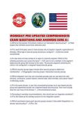 WORKDAY PRO UPDATED COMPREHENSIVE EXAM QUESTIONS AND ANSWERS SURE A&period;pdf