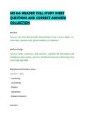 MIS 180 MEADER FULL STUDY SHEET&NewLine;QUESTIONS AND CORRECT ANSWERS&NewLine;COLLECTION&NewLine;