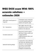 WGU D658 exam With 100- accurate solutions &plus; rationales 2026&period;