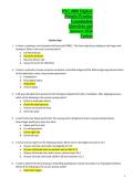 NSG 4800 Highest Priority Practice Examination Questions and Answers 2026 Update
