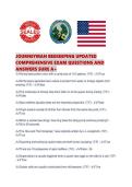 JOURNEYMAN BEEKEEPING UPDATED COMPREHENSIVE EXAM QUESTIONS AND ANSWERS SURE A&period;pdf&NewLine;&NewLine;