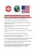 JOURNEYMAN BEEKEEPING LATEST EXAM ACTUAL QUESTIONS AND ANSWERS SURE A&period;pdf