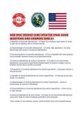 WEB WOC WOUND CARE UPDATED FINAL EXAM QUESTIONS AND ANSWERS SURE A&period;pdf