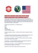 WEB WOC WOUND CARE 2026 STUDY EXAM GUIDE QUESTIONS AND ANSWERS SURE A&period;pdf