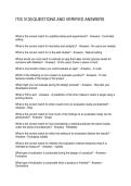 ITIS 3130 QUESTIONS AND VERIFIED ANSWERS