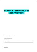 NBCRNA MEMORIZATION QUESTIONS WITH 100&percnt; CORRECT ANSWERS