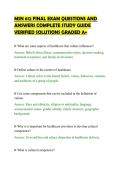 MSN 612 FINAL EXAM QUESTIONS AND&NewLine;ANSWERS COMPLETE STUDY GUIDE&NewLine;VERIFIED SOLUTIONS GRADED A&plus;&NewLine;