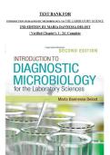 TEST BANK FOR &NewLine;INTRODUCTION TO DIAGNOSTIC MICROBIOLOGY FOR THE LABORATORY SCIENCE &NewLine;2ND EDITION BY MARIA DANNESSA DELOST