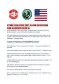 NYREI 2026 EXAM TEST PAPER QUESTIONS AND ANSWERS SURE A&period;pdf