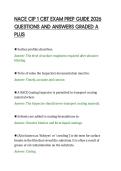 NACE CIP 1 CBT EXAM PREP GUIDE 2026&NewLine;QUESTIONS AND ANSWERS GRADED A&NewLine;PLUS&NewLine;
