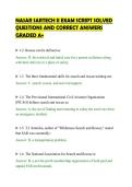 NASAR SARTECH II EXAM SCRIPT SOLVED&NewLine;QUESTIONS AND CORRECT ANSWERS&NewLine;GRADED A&plus;