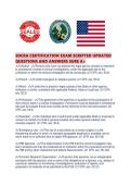 SOCRA CERTIFICATION EXAM SCRIPTED UPDATED QUESTIONS AND ANSWERS SURE A&period;pdf