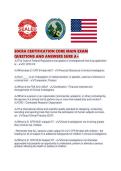 SOCRA CERTIFICATION CORE MAIN EXAM QUESTIONS AND ANSWERS SURE A&period;pdf