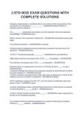 J-STD-001E EXAM QUESTIONS WITH COMPLETE SOLUTIONSJ