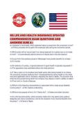 MS LIFE AND HEALTH INSURANCE UPDATED COMPREHENSIVE EXAM QUESTIONS AND ANSWERS SURE A&period;pdf&NewLine;&NewLine;1